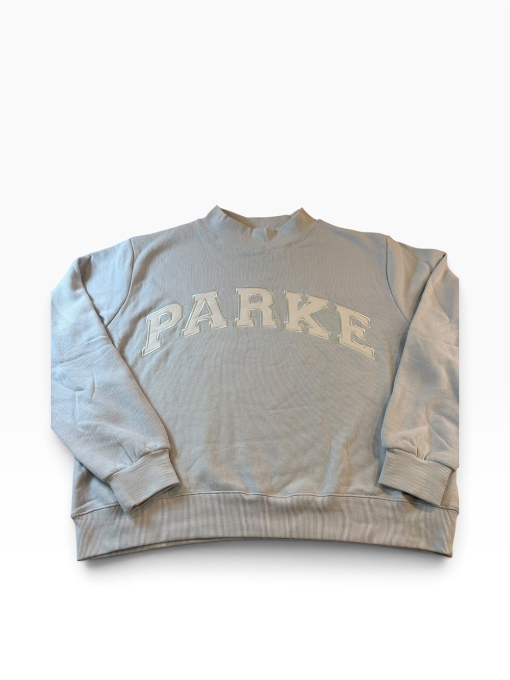 PARKE Birthday Frosting Varsity Mockneck L/XL NEW - Picture 3 of 14